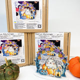Unic Cross Stitch Kit, Kitty Mazhurka with threads, beads and decorative crystals.