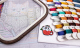 Counted Cross Stitch Kit, LETISTITCH Bookshelf L9917