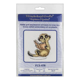 Meerkat Cross Stitch Kit – Reading Animal DIY Desk Ornament