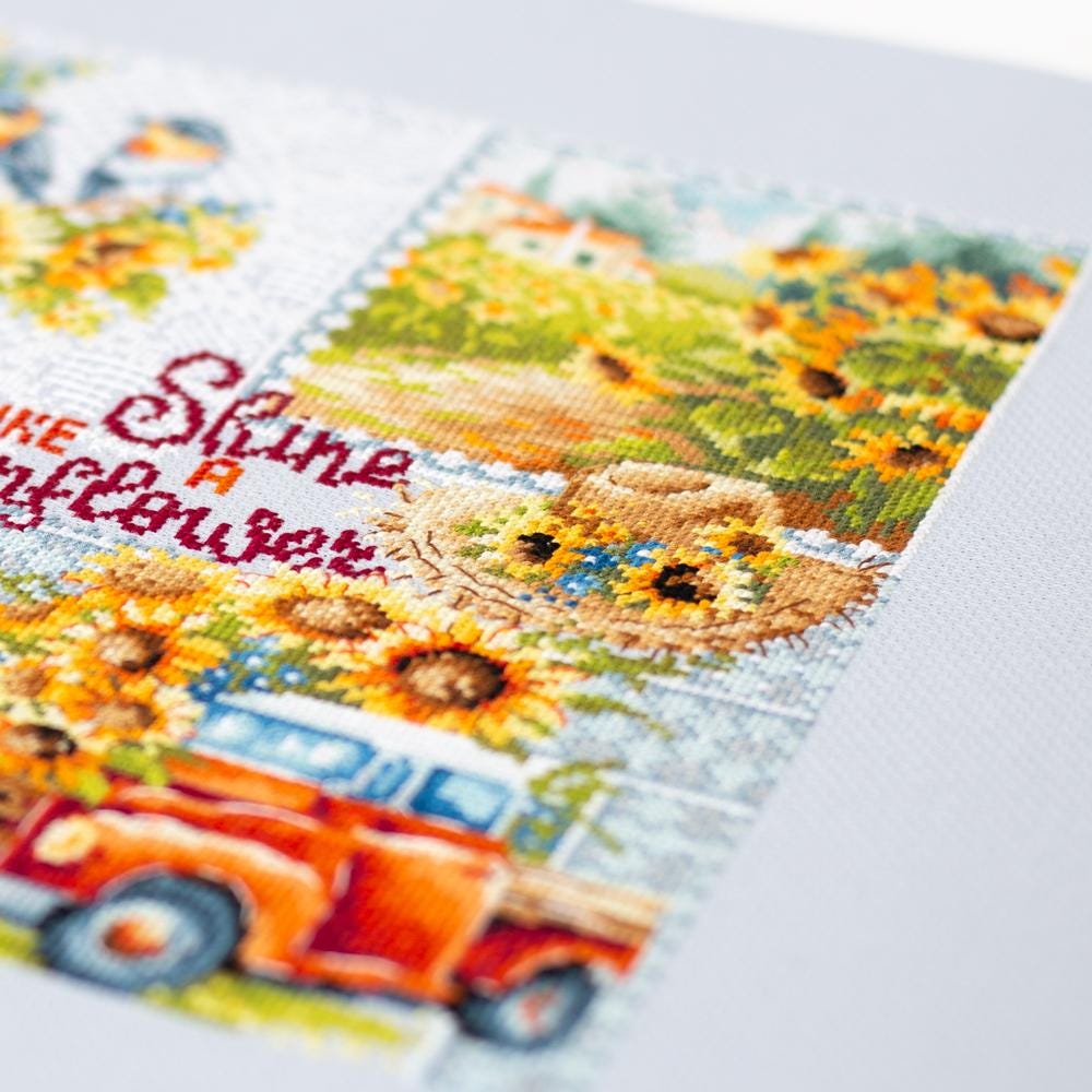 Magic Needle Counted Cross Stitch Kit Shine Like a Sunflower, 540-704