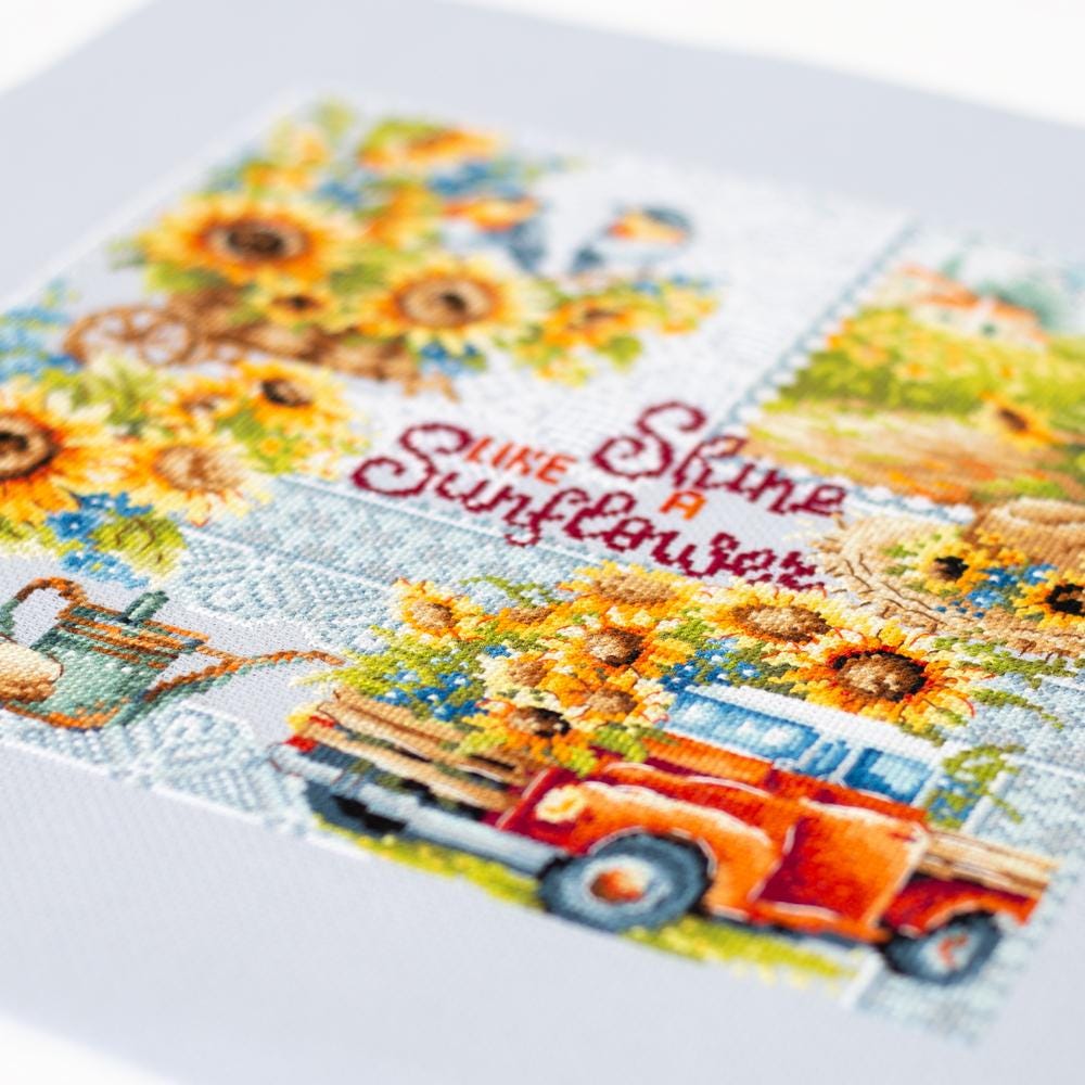 Magic Needle Counted Cross Stitch Kit Shine Like a Sunflower, 540-704