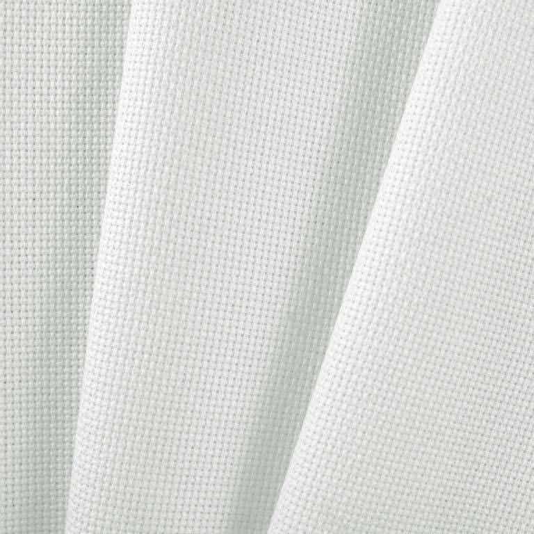 White Aida Cloth: 14 Count Cross Stitch Fabric, Very Soft Cotton