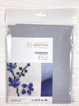 Evenweave cross stitch fabric 32ct Pearl Gray, Zweigart Murano, Soft Embroidery Fabric
