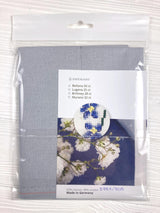 Evenweave cross stitch fabric 32ct Pearl Gray, Zweigart Murano, Soft Embroidery Fabric