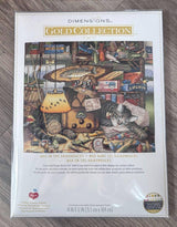 Counted Cross Stitch Kit DIMENSIONS Gold Collection, Max In The Adirondacks (18 Count), 35088
