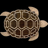 Organizer plywood for beads with magnetic lid, Turtle, 19*14 cm, ZB-118