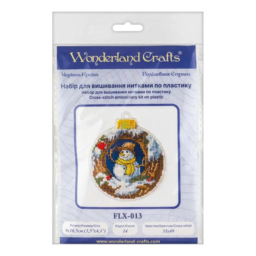 Beaded Snowman Cross Stitch Kit: DIY Christmas Ornament