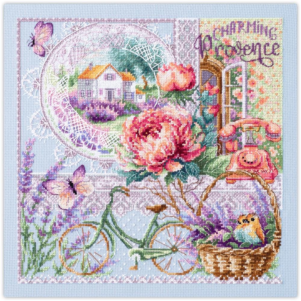 Magic Needle Counted Cross Stitch Kit Charming Provence, 540-703