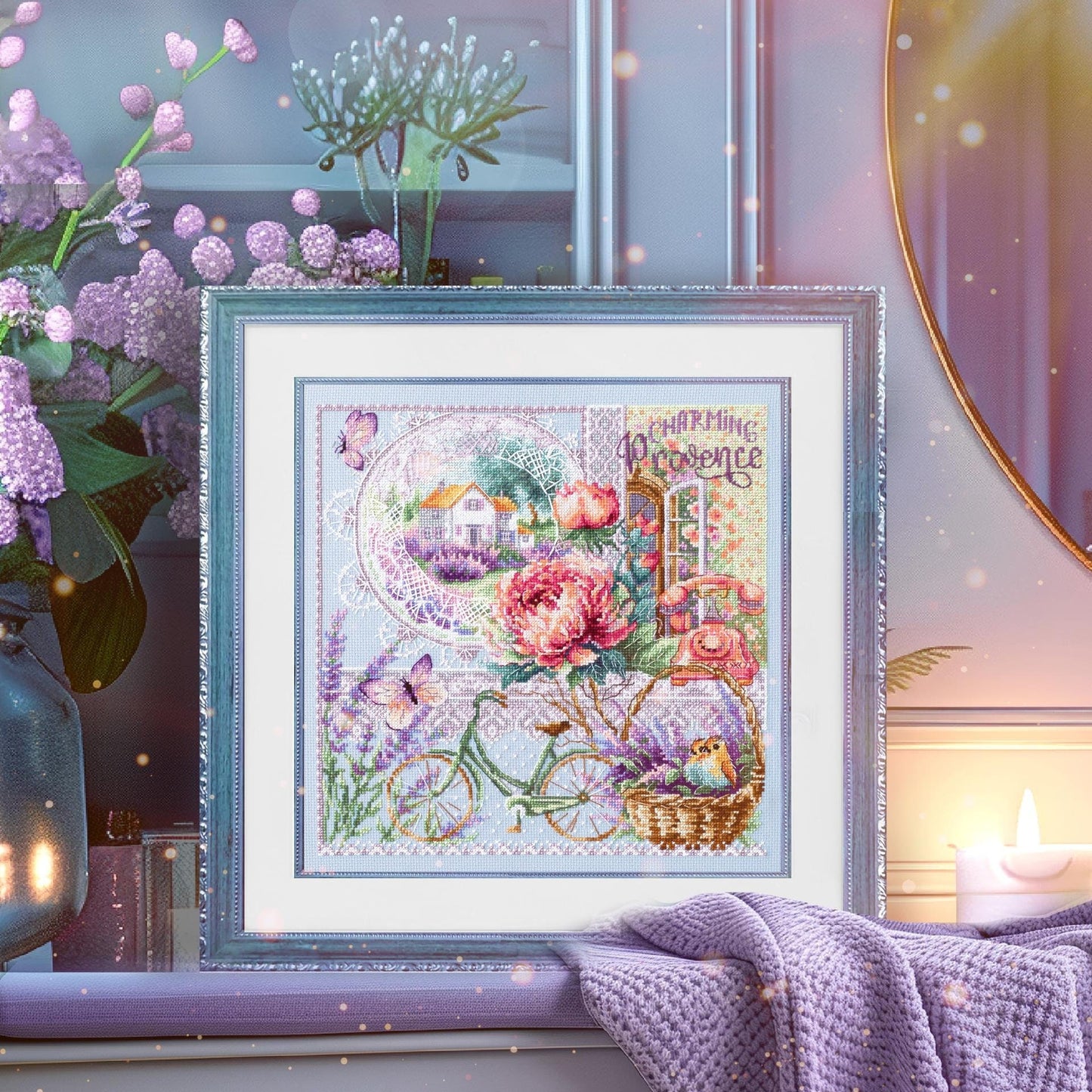 Magic Needle Counted Cross Stitch Kit Charming Provence, 540-703