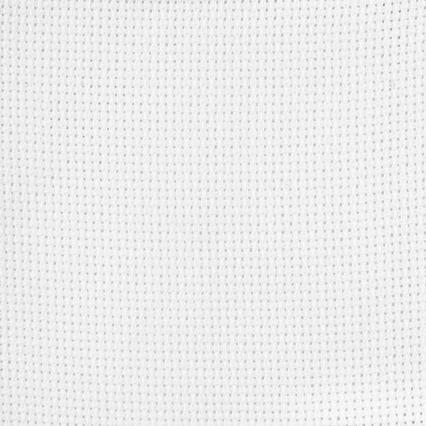 White Aida 16ct Cross Stitch Fabric: very Soft Cotton Canvas