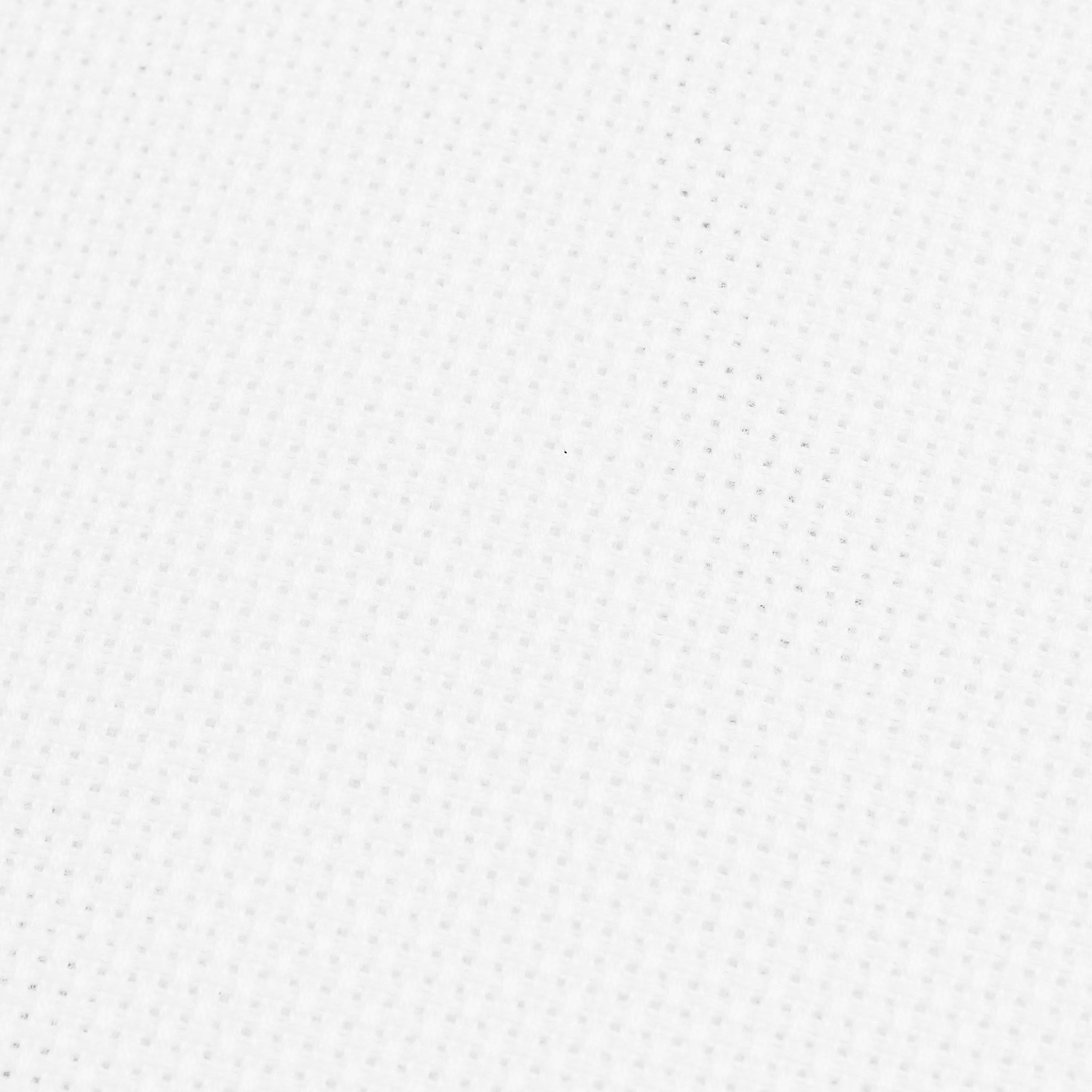 White Aida 18 Count Fabric: very Soft Cotton Cross Stitch Canvas