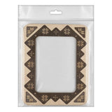 Magnetic Frame for embroidery and needlework, plywood, LIGHT Color, 2.55x3.54 IN
