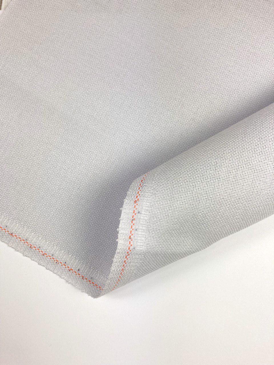 Evenweave 32ct Zweigart Murano Fabric precut, Silver Moon Gray, soft fabric for embroidery. For intermediate crafters.