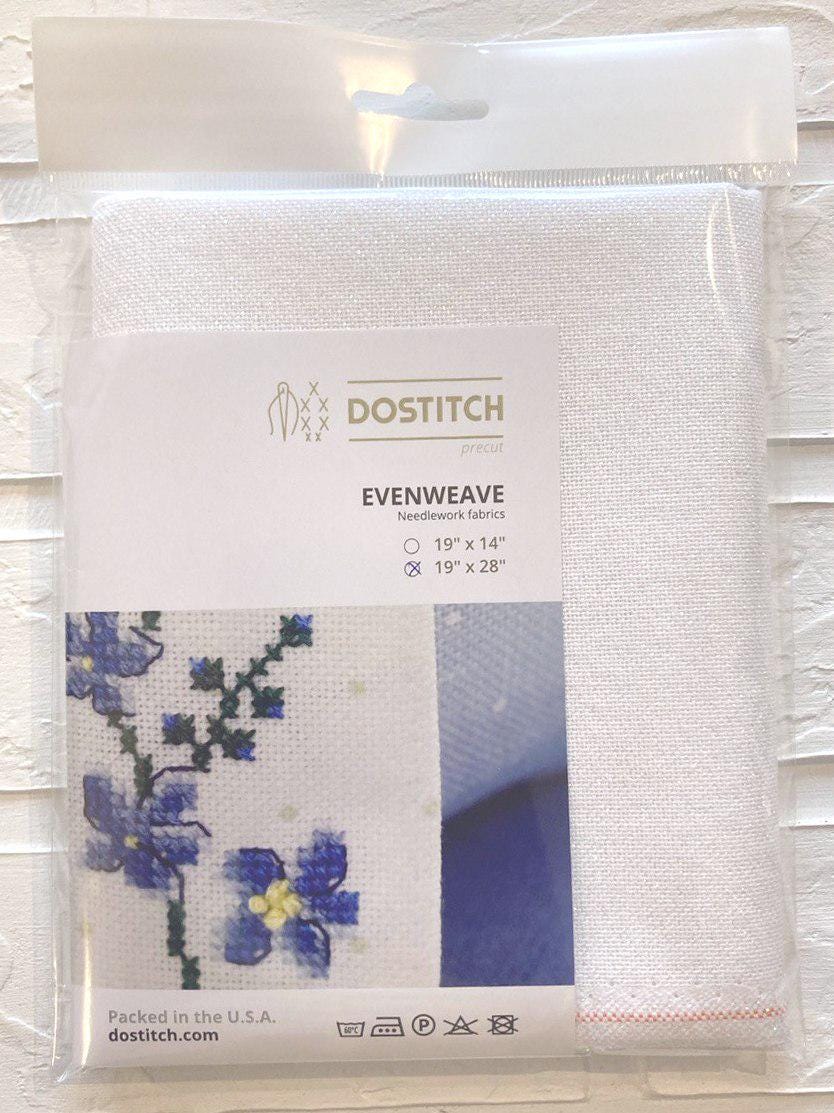 Evenweave Fabric 28ct White, Brittney Lugana: Zweigart Embroidery precut