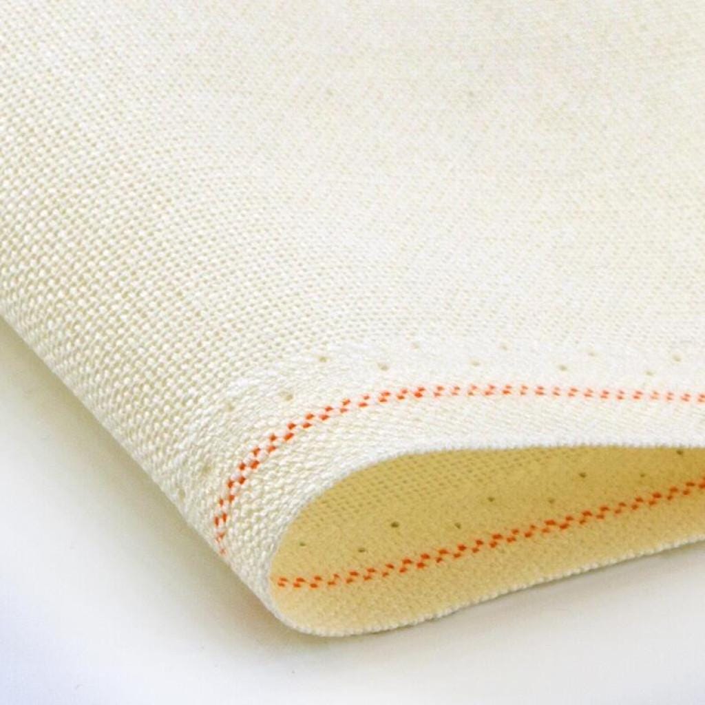 Ecru Evenweave Fabric 32ct: Zweigart Murano Cotton, soft fabric for embroidery
