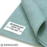Linen Evenweave cross stitch Fabric 32ct Zweigart Belfast: Smokey Pearl