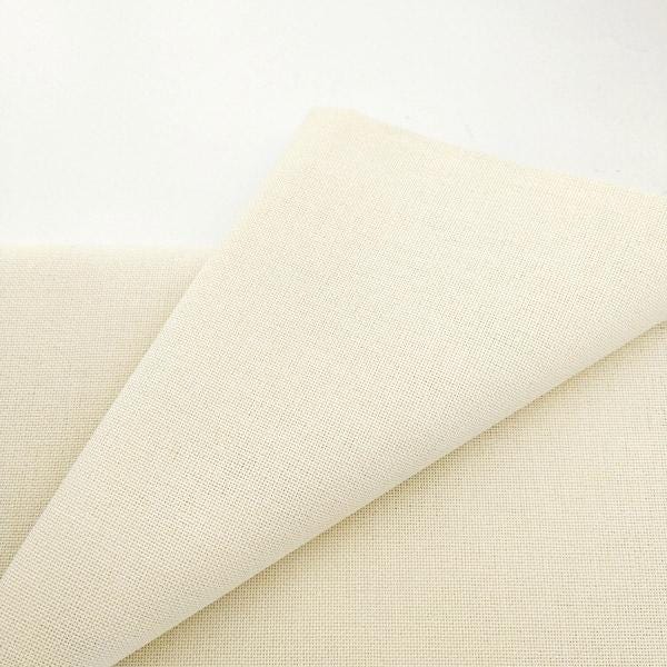 Ecru Evenweave Fabric 32ct: Zweigart Murano Cotton, soft fabric for embroidery