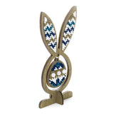 Bead Embroidery Kit: Easter Egg Bunny with Ears, DIY Craft (LK-576)