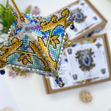 3D Magic Lantern Cross Stitch Kit plastic base, Beads, Crystals