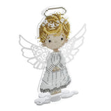 Bead Embroidery Kit on plastic base Angel Gold hair, PL-105. Fast DIY Kit