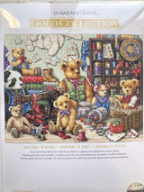 Counted Cross Stitch Kit DIMENSIONS Gold Collection, Buttons 'N Bears, 35151 RARE