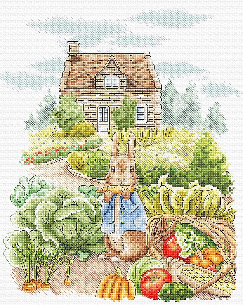 Counted Cross Stitch Kit Summer Harvest / Récolte d'été, LETISTITCH, L8088
