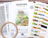 Counted Cross Stitch Kit Summer Harvest / Récolte d'été, LETISTITCH, L8088