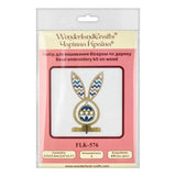 Bead Embroidery Kit: Easter Egg Bunny with Ears, DIY Craft (LK-576)