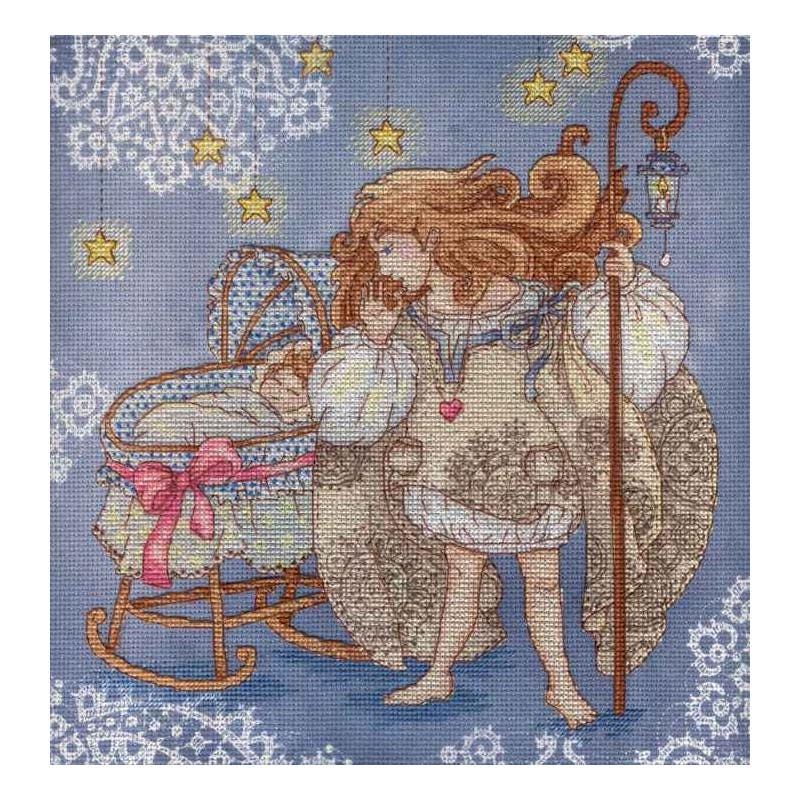 Cross Stitch Kit MP-Studiya PK-513 Protecting children's sleep DIY Kit