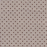 Linen Evenweave fabric 32ct cross stitch Zweigart Belfast, Raw Linen with Brown Dots