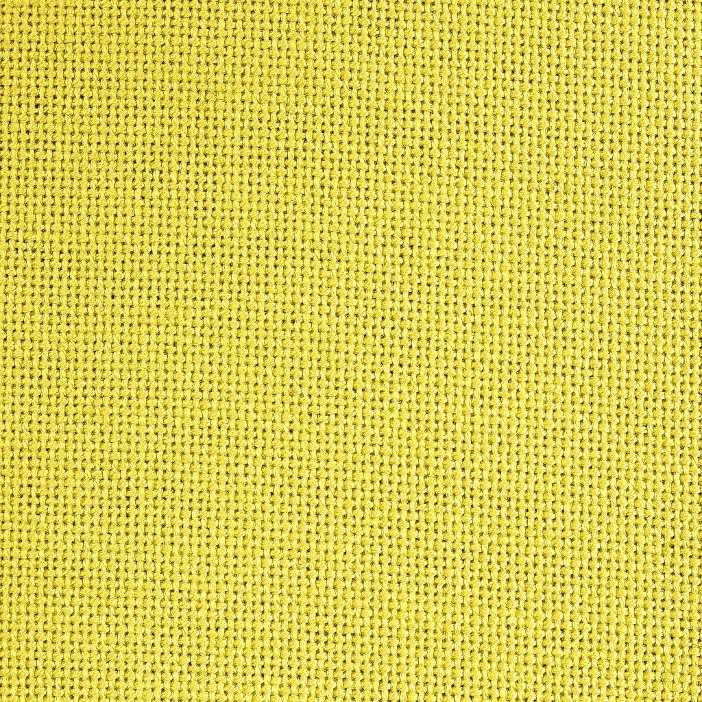 Lemon Yellow Evenweave Fabric 32ct , Cross Stitch canvas Very soft polyester, cotton