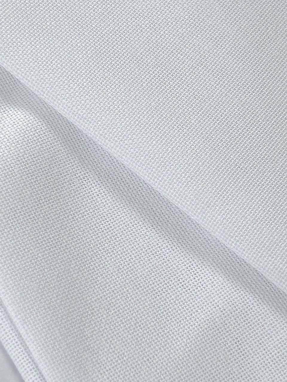 White Evenweave Hemp Fabric: 32ct, Soft Hemp, Cotton ECO Blend canvas