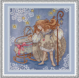 Cross Stitch Kit MP-Studiya PK-513 Protecting children's sleep DIY Kit