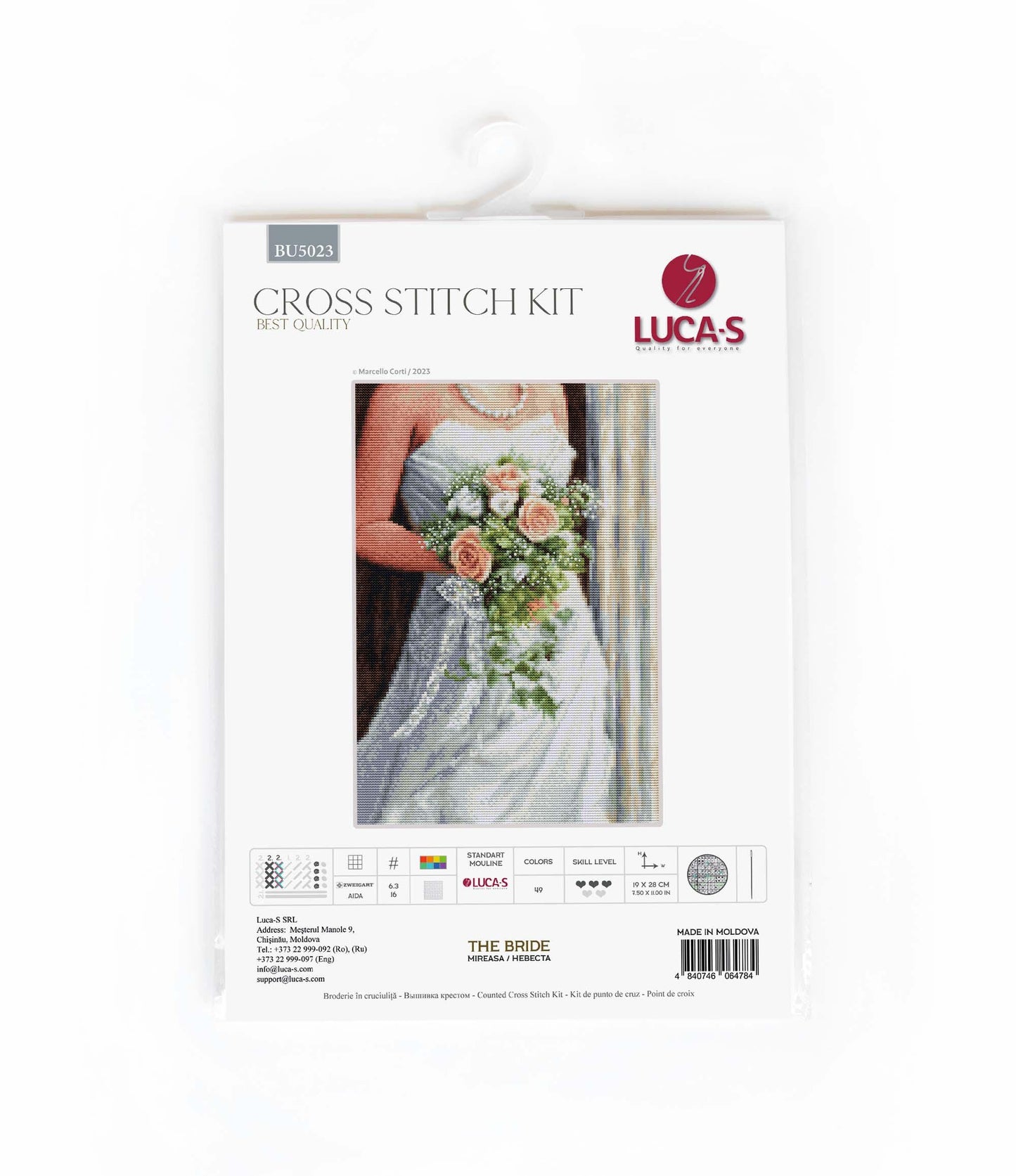 Counted Cross Stitch Kit Luca-S - The Bride, BU5023