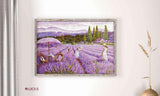 Counted Cross Stitch Kit Luca-S GOLD - Lavender Field, BU5008