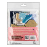 Bead Embroidery Kit on Wood, Bird 3D, LK-587 ( beads , thread, needle, plywood base included)