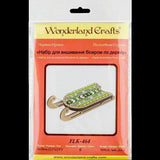 Beaded Sled Stitch Kit: Plywood Embroidery Craft (5 Colors)
