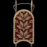 Beaded Sled Stitch Kit: Plywood Embroidery Craft (LK-468)