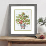 Dimensions Counted Cross Stitch Kit Holliday Tree (16 Count), 70-09624