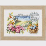 Cross Stitch  Kit,  Spring Stamp Vervaco, 8.2"x5.9" (21x15cm), PN-0148641