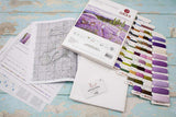 Counted Cross Stitch Kit Luca-S GOLD - Lavender Field, BU5008