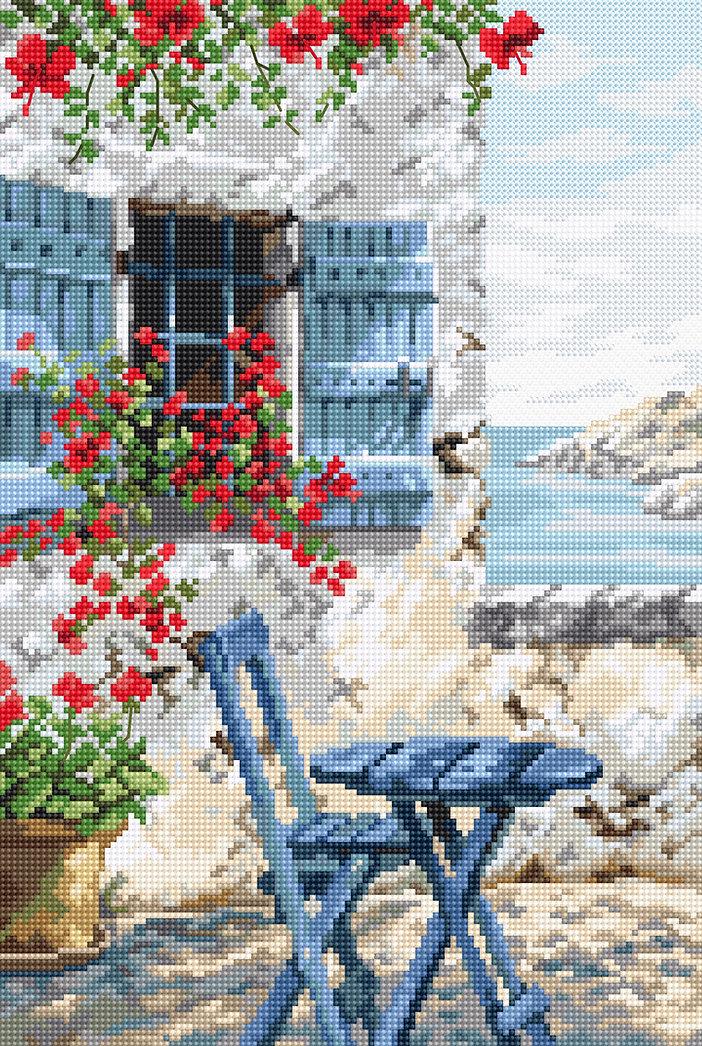 Counted Counted Cross-Stitch Kit Snowy Sea VILLA  LETISTITCH LETI 985