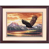 Counted Cross Stitch Kit DIMENSIONS Gold Collection, Silent Flight, 35165 RARE