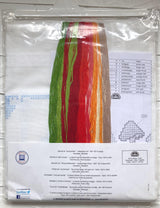 DIY Tablecloth Cross Stitch Kit Toadstools , Vervaco, 32"x32" (80x80cm), PN-0013284 Vervaco Runner