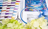 Letistitch Counted Cross Stitch Kit – L9951 Blue Mirage with 49 Colors