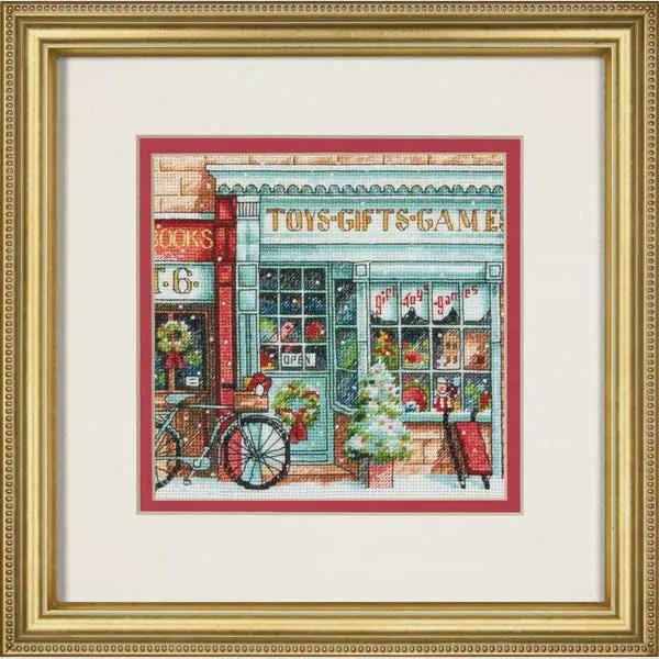 Dimensions Gold Collection Petites Counted Cross Stitch Kit Toy Shoppe, 70-08900