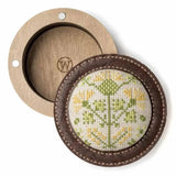 Pincushion kit, set for making a needle holder plywood, 8,5*8,5 cm, TL-82