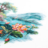 Magic Needle Counted Cross Stitch Kit Blooming Lotuses, 70-01