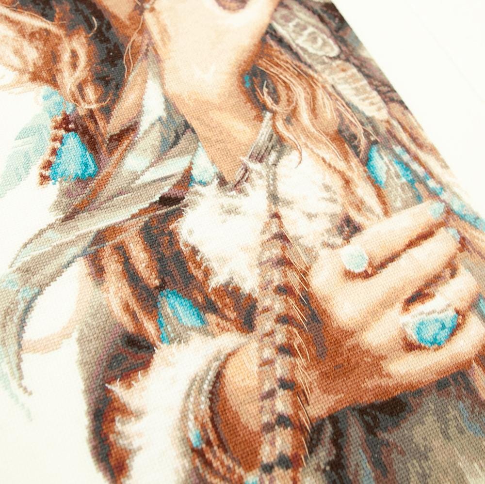 Magic Needle Counted Cross Stitch Kit Boho Girl, 70-03