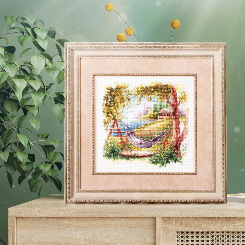 Magic Needle Counted Cross Stitch Kit Take Time to Relax, 70-10